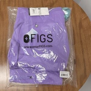 FIGS Womens Medium Petite Zamora Jogger 2.0 Pants Lilac Dawn medical nursing